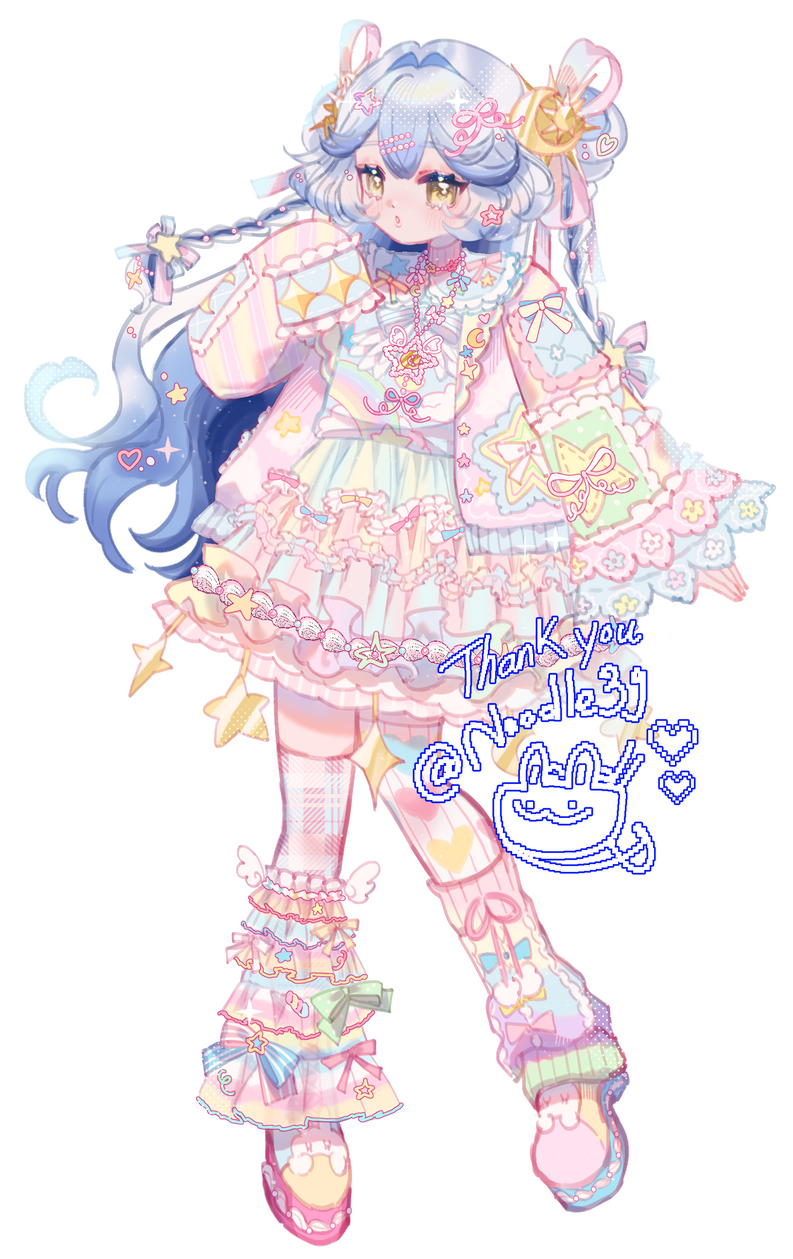 Colored sketch Full Body Design